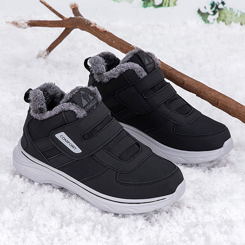 Damen isolierte Winter-Sneaker mit praktischem Klettverschluss und weichem Innenfutter Drune
