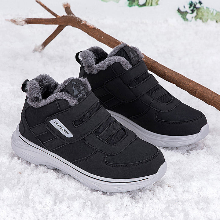 Damen isolierte Winter-Sneaker mit praktischem Klettverschluss und weichem Innenfutter Drune