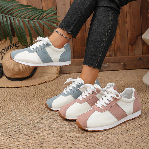 Damen Sportliche Freizeit Sneakers mit strapazierfähigem Obermaterial und rutschfester Sohle Drune