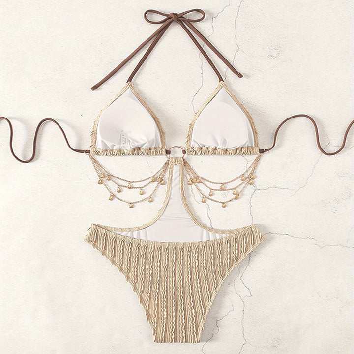 Damen Bikinis mit verspieltem Schmuckelement Drune
