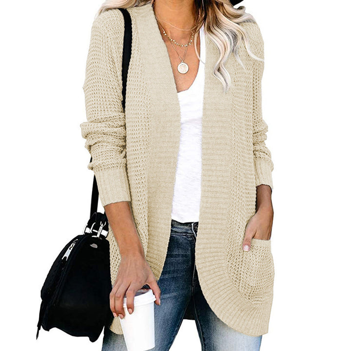 Damen Strickjacke mit weitem Schnitt und praktischen Taschen Drune