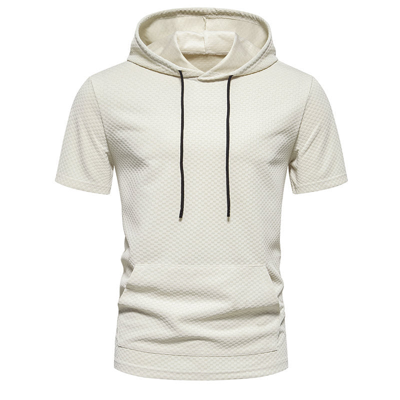 Herren Freizeit Kapuzen-T-Shirt Drune