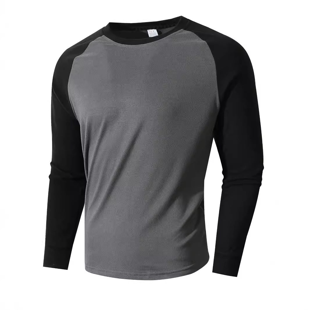 Herren Sportliches Langarmshirt mit Raglanärmeln Drune