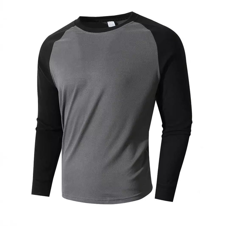 Herren Sportliches Langarmshirt mit Raglanärmeln Drune