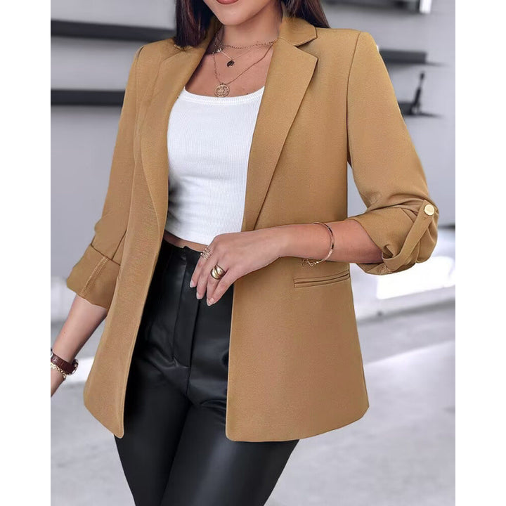 Damen Tailored Blazer mit hochmodischem Schnitt und asymmetrischen Ärmeln Drune
