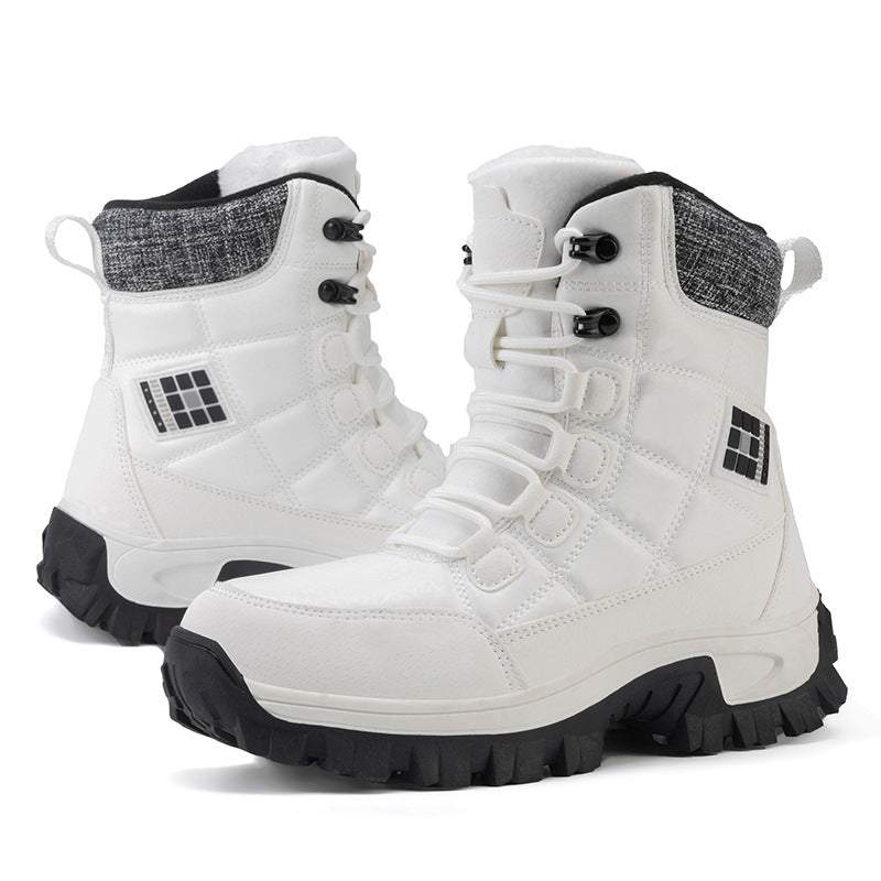 Damen Winterwanderstiefel mit rutschfester Sohle und isolierendem Innenfutter Drune