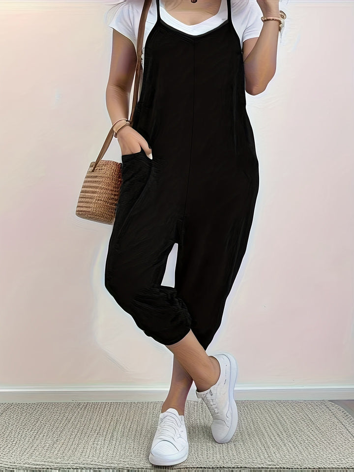 Damen Jumpsuit mit komfortabler Passform und praktischen Taschen Drune