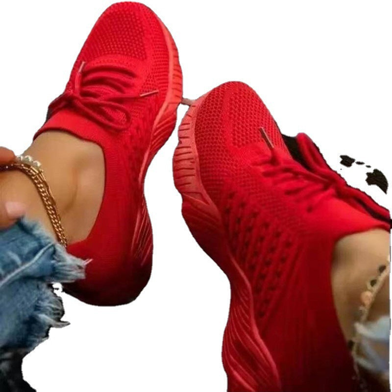 Damen Atmungsaktive Freizeitschuhe mit rutschfester Sohle und elastischen Einsätzen Drune
