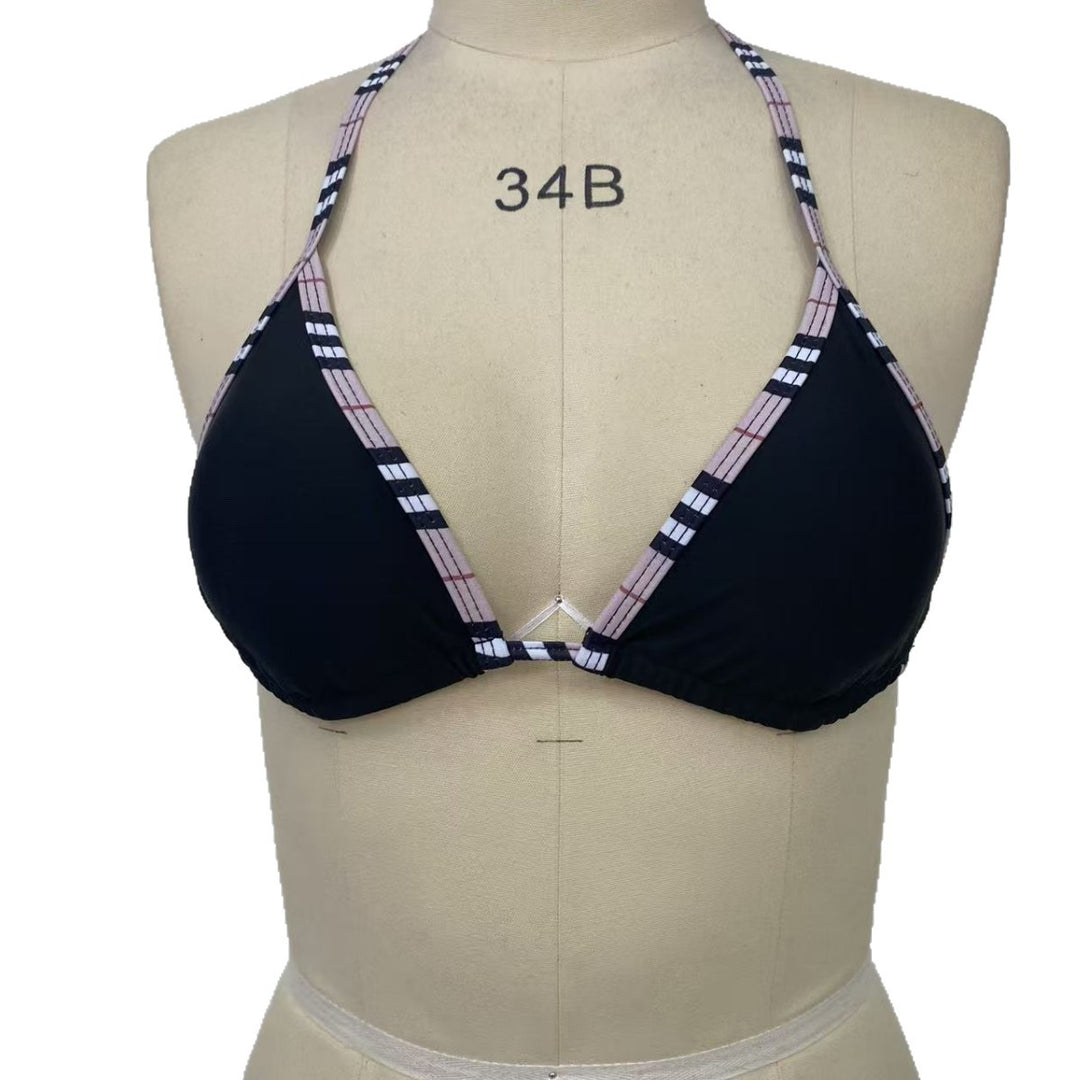 Damen Triangel-Bikini mit modischem Schnitt und verstellbaren Trägern Drune