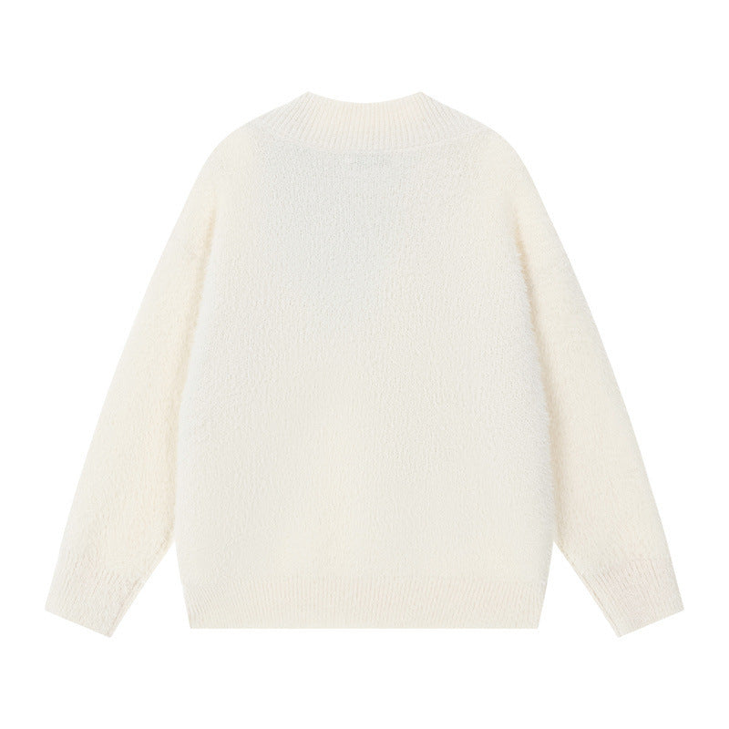 Damen Kuscheliger Pullover mit innovativem Schal-Detail Drune
