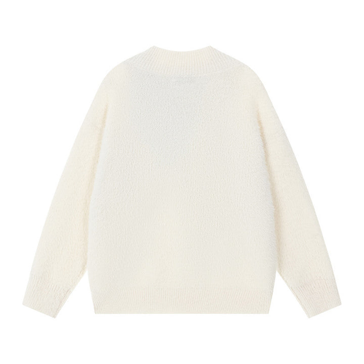Damen Kuscheliger Pullover mit innovativem Schal-Detail Drune
