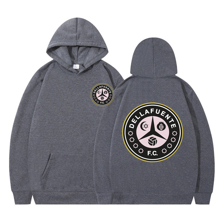 Damen Kapuzenpullover mit markantem Logo und weichem Fleece Drune