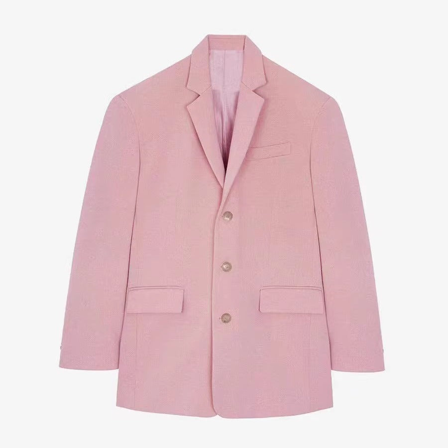 Damen Eleganter Oversize-Blazer mit passendem Hosenanzug Drune