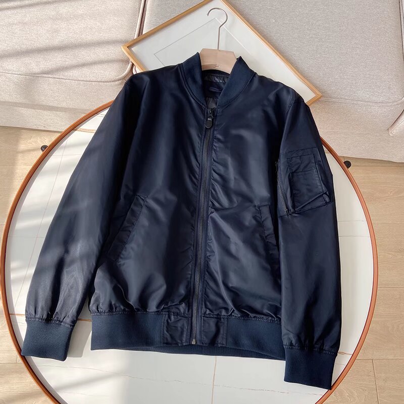 Damen stylische Bomberjacke mit praktischen Reißverschlusstaschen Drune
