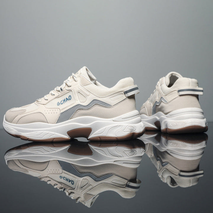 Damen Sportliche Sneakers mit gepolsterter Sohle und atmungsaktiver Oberkante Drune