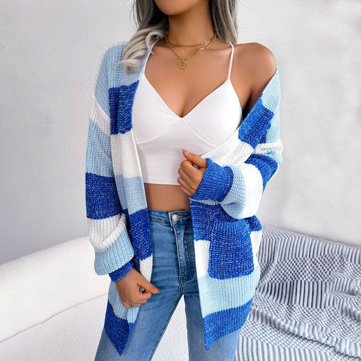 Drune | Gestreifte Strickjacke für Stilvolle Outfits