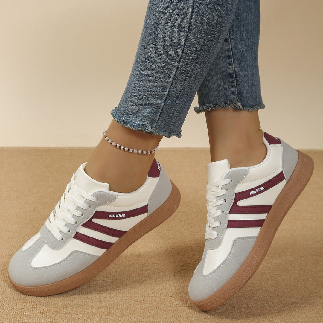 Damen Sportliche Sneakers mit rutschfester Sohle und weichem Innenfutter Drune