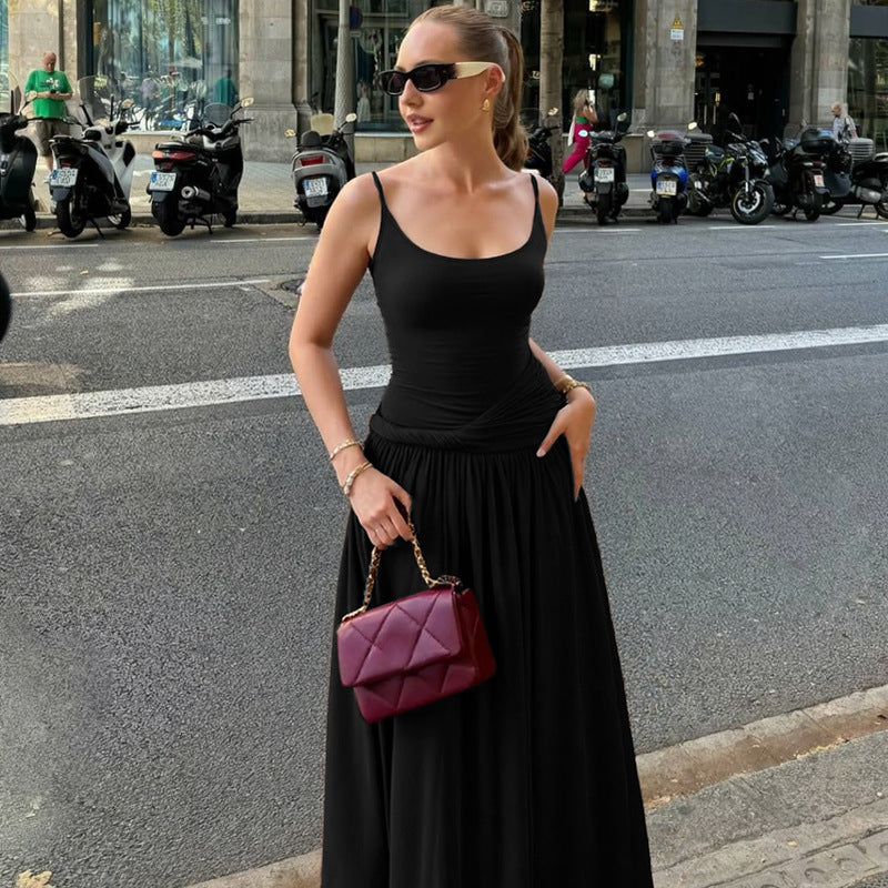 Damen Maxikleid mit einzigartigem Wickeldesign und taillierter Silhouette Drune