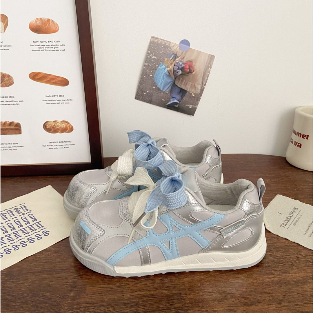 Damen Sneakers mit atmungsaktiver Mesh-Oberfläche und flexibler Gummisohle Drune