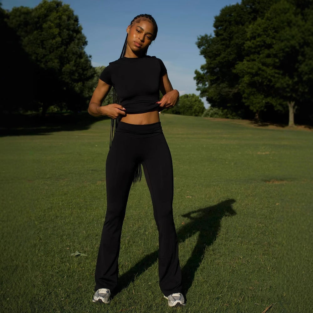 Damen Sportliches Yoga-Outfit Drune