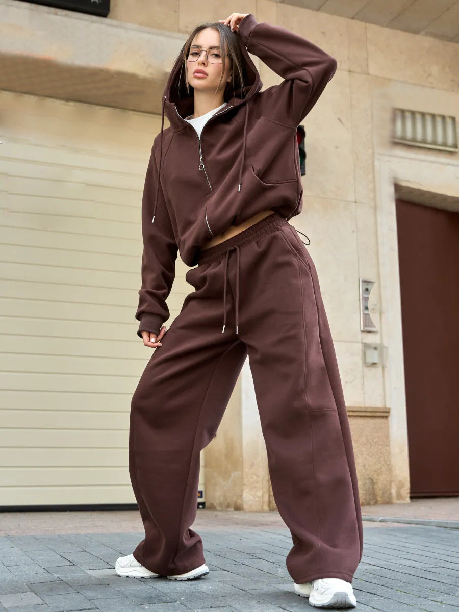 Damen hochwertige Kapuzenjacke mit frischem Design Drune