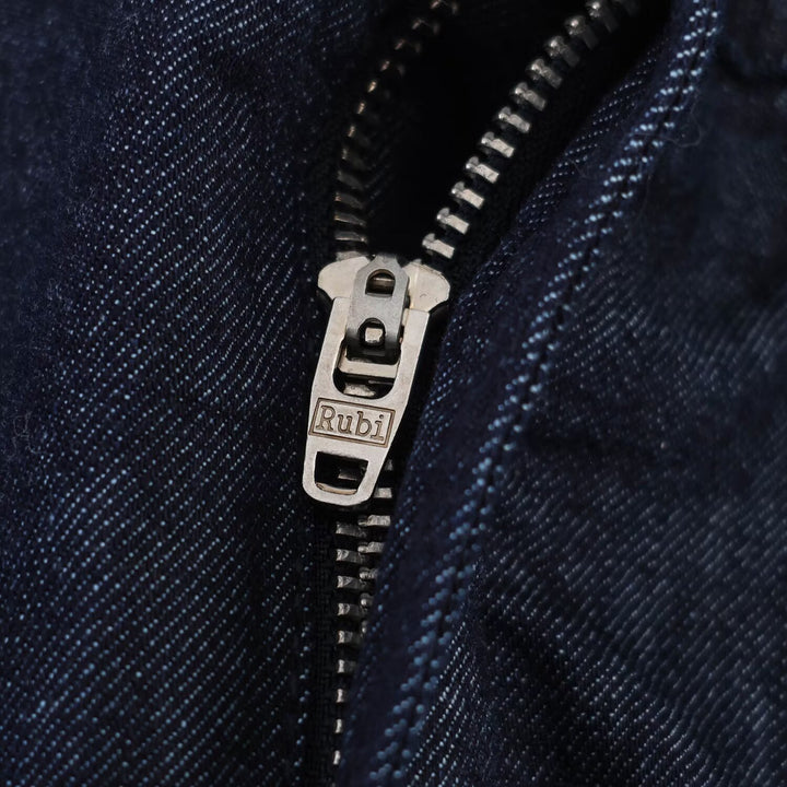 Damen Denimrock mit floraler Spitzenverzierung und fransigem Saum Drune