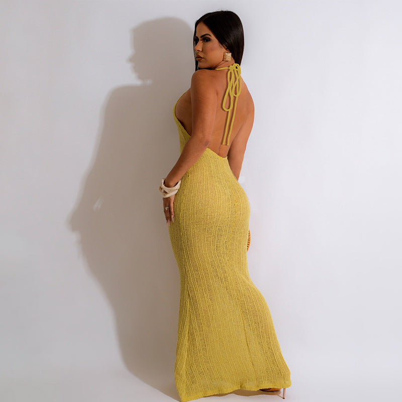Damen Langstrickkleid mit modernem und figurbetontem Schnitt Drune