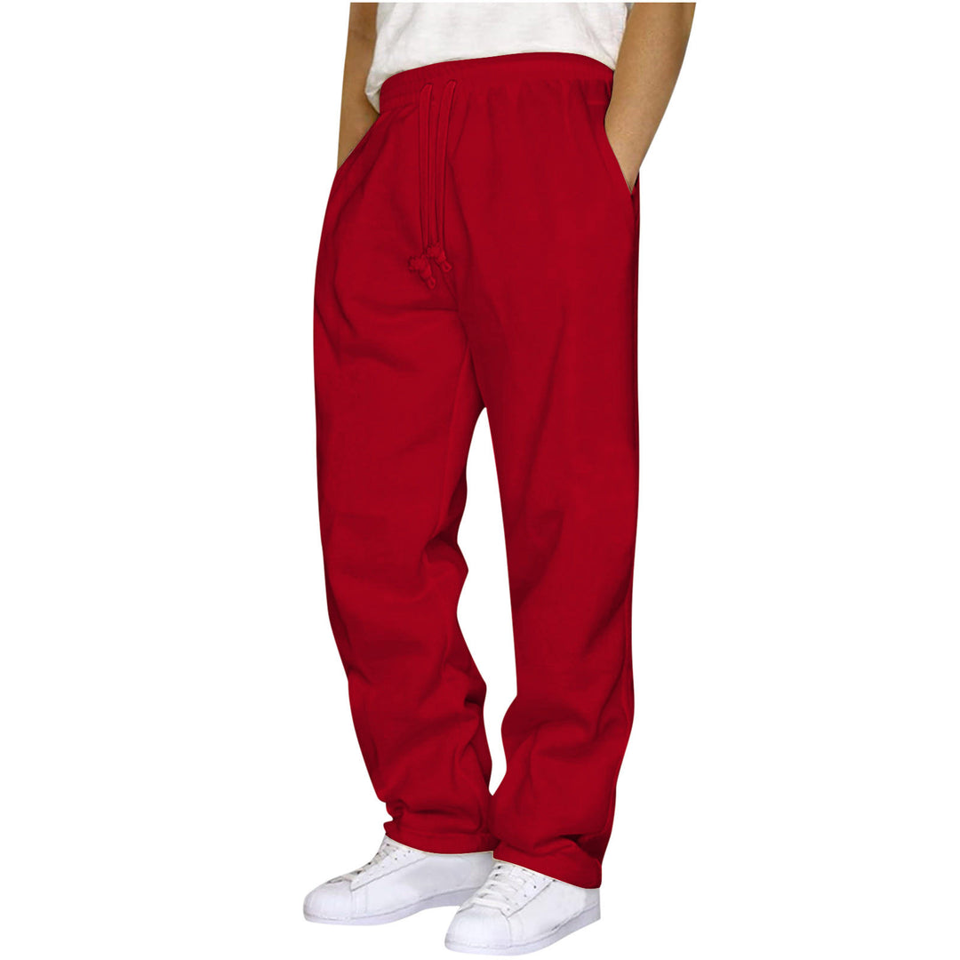 Damen nan ungekürzte Relax-Freizeithose mit hohem Komfortbund, innenliegendem Kordelzug und seitlichen Eingrifftaschen Drune