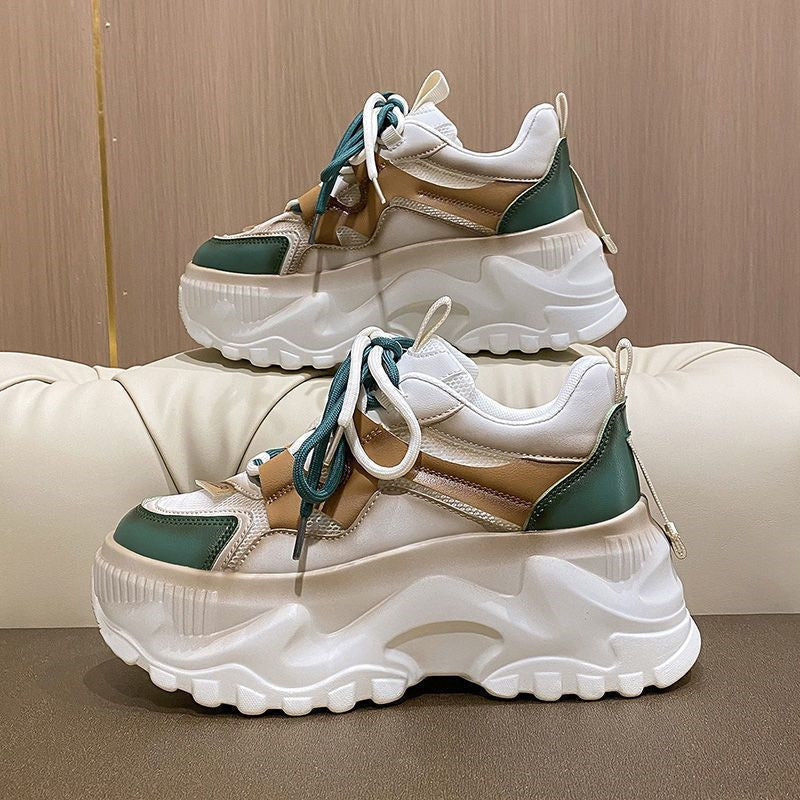 Damen Trendige Sneakers mit komfortabler Plateausohle Drune