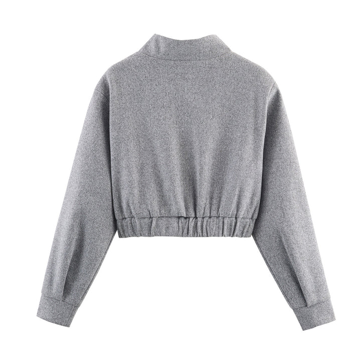 Damen cropped Wolljacke Drune