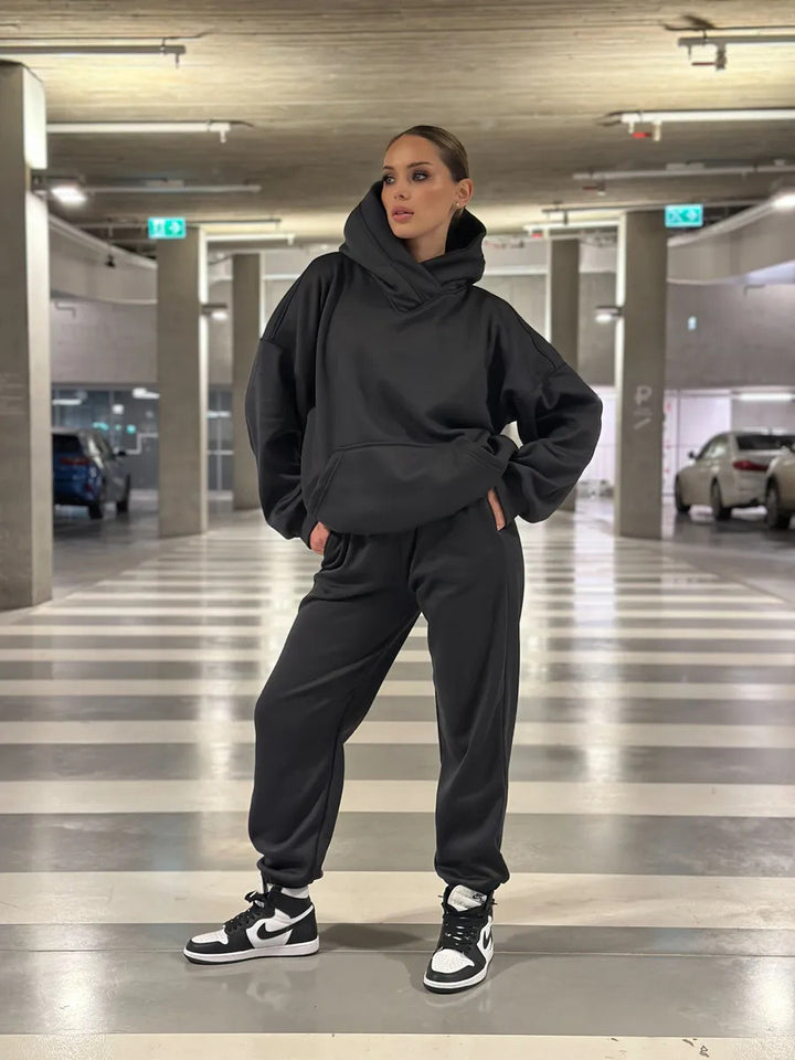 Damen lässiges und gemütliches Lounge-Set Drune