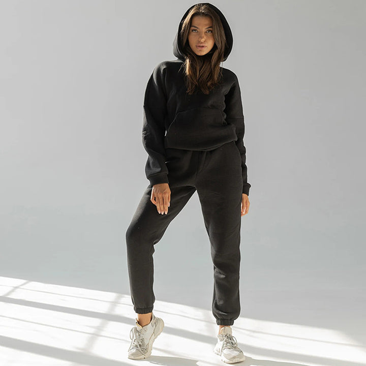Damen Comfort-Wellness-Hoodie-Set Drune