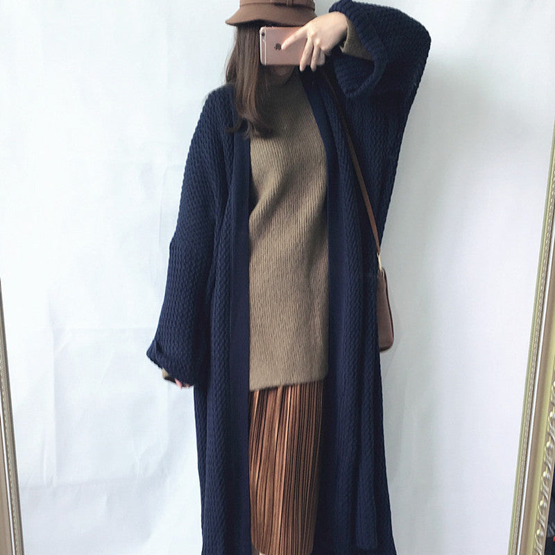 Damen modische Strickjacke mit ausgefallenem Muster Drune