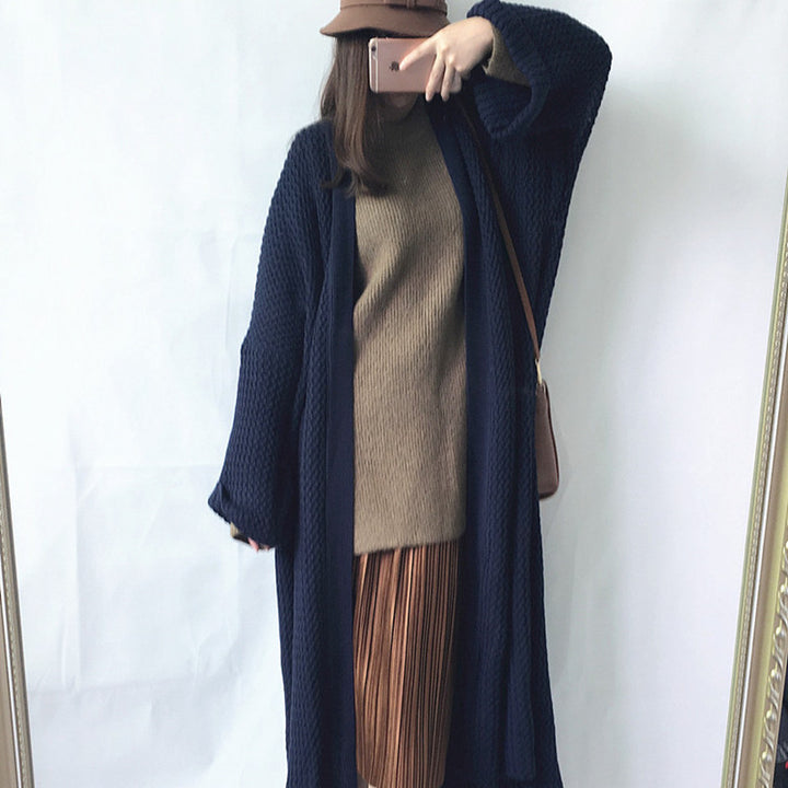 Damen modische Strickjacke mit ausgefallenem Muster Drune