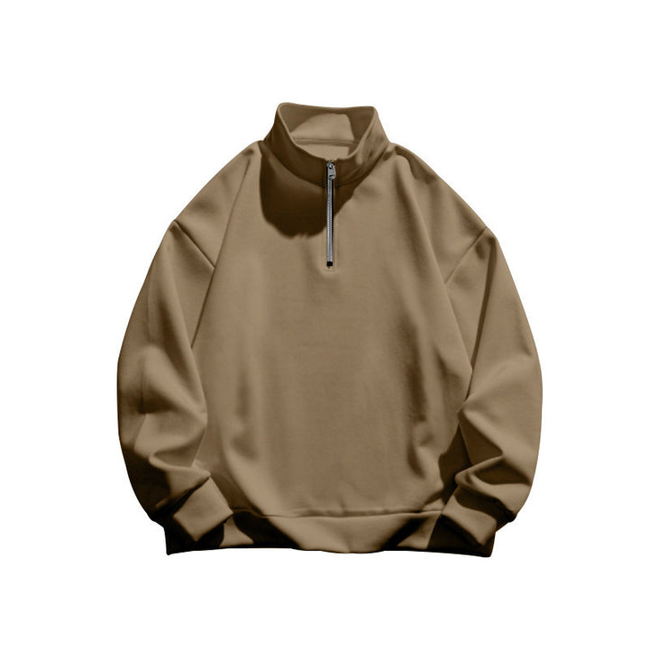 Damen Sweatshirt mit Stehkragen und Reißverschluss Drune