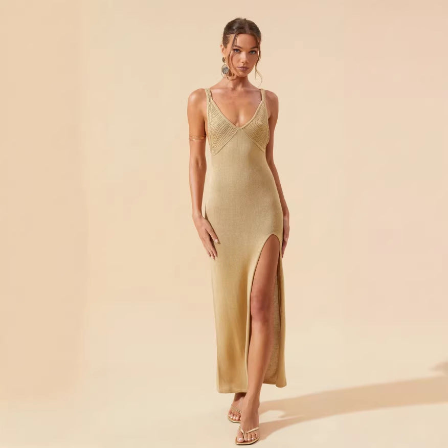 Damen Sommerliches Strickkleid Drune
