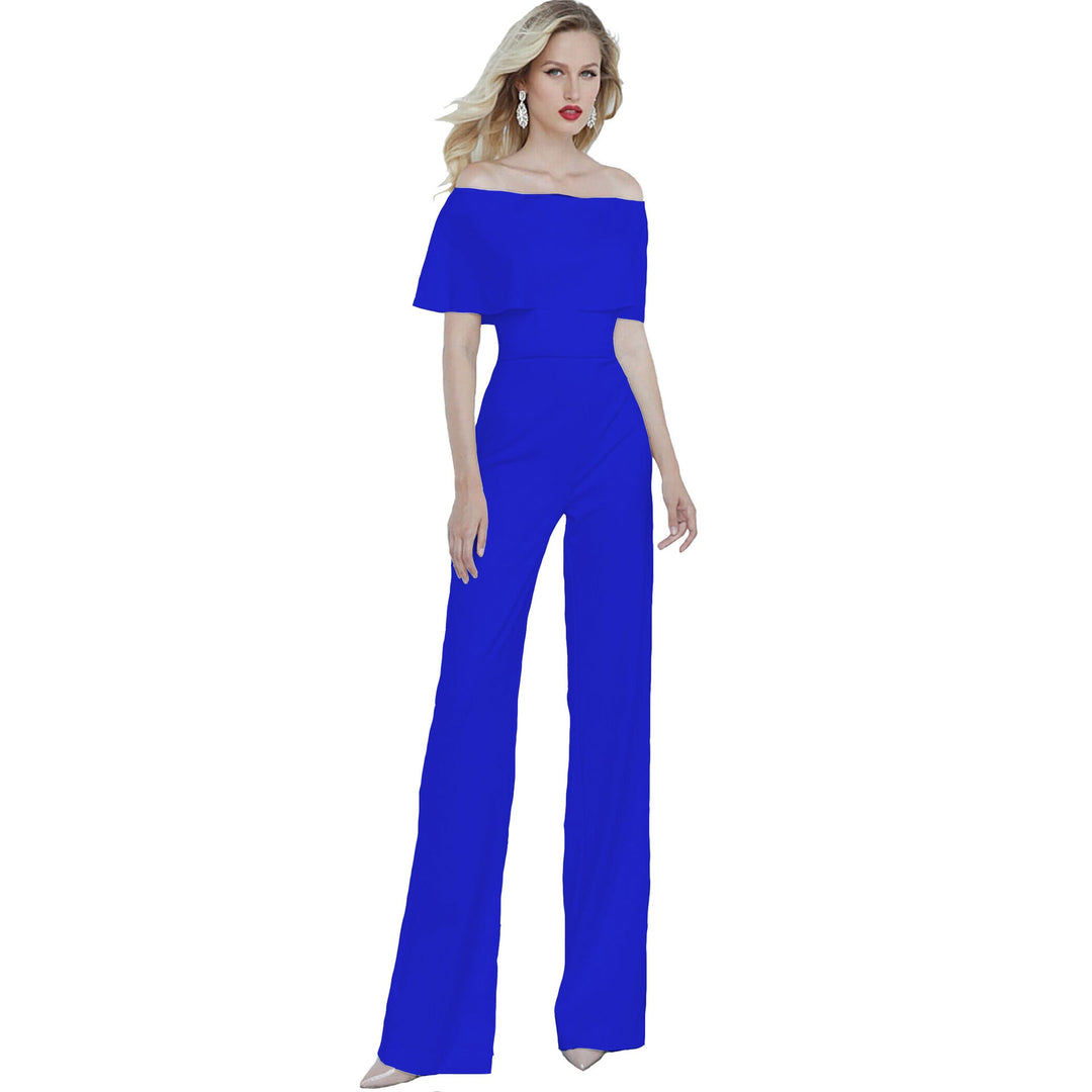 Drune | Eleganter V-Ausschnitt Jumpsuit