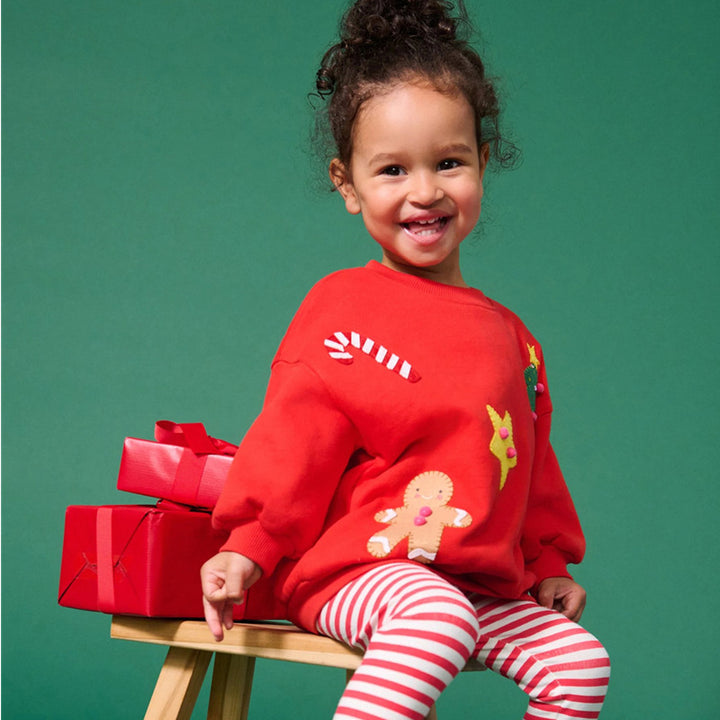 Kinder Sweatshirt mit festlichem Weihnachtsdesign Drune
