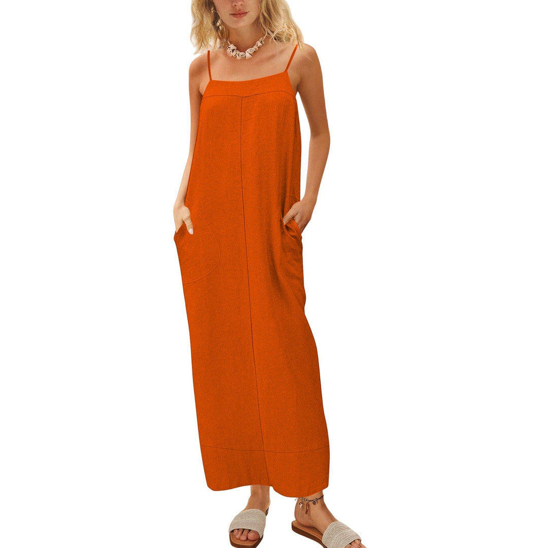 Damen Sommerkleid mit seitlichen Taschen Drune