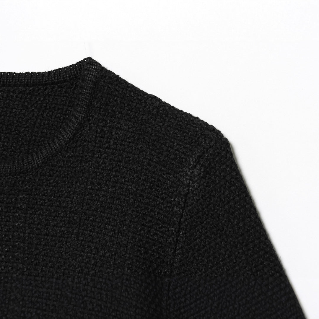 Damen elegante Strickjacke mit dekorativem Knopf Drune
