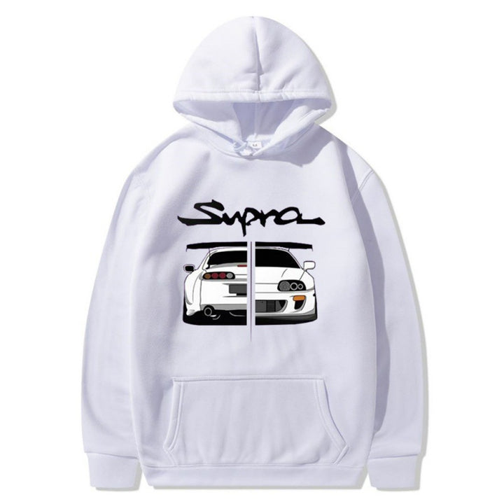 Damen Kapuzenpullover mit einzigartigem Design und bequemen Kängurutaschen Drune