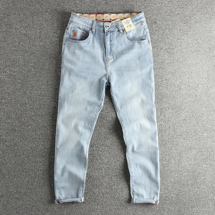 Damen Slim-Fit Jeans mit hohem Bund und Vintage-Effekt Drune