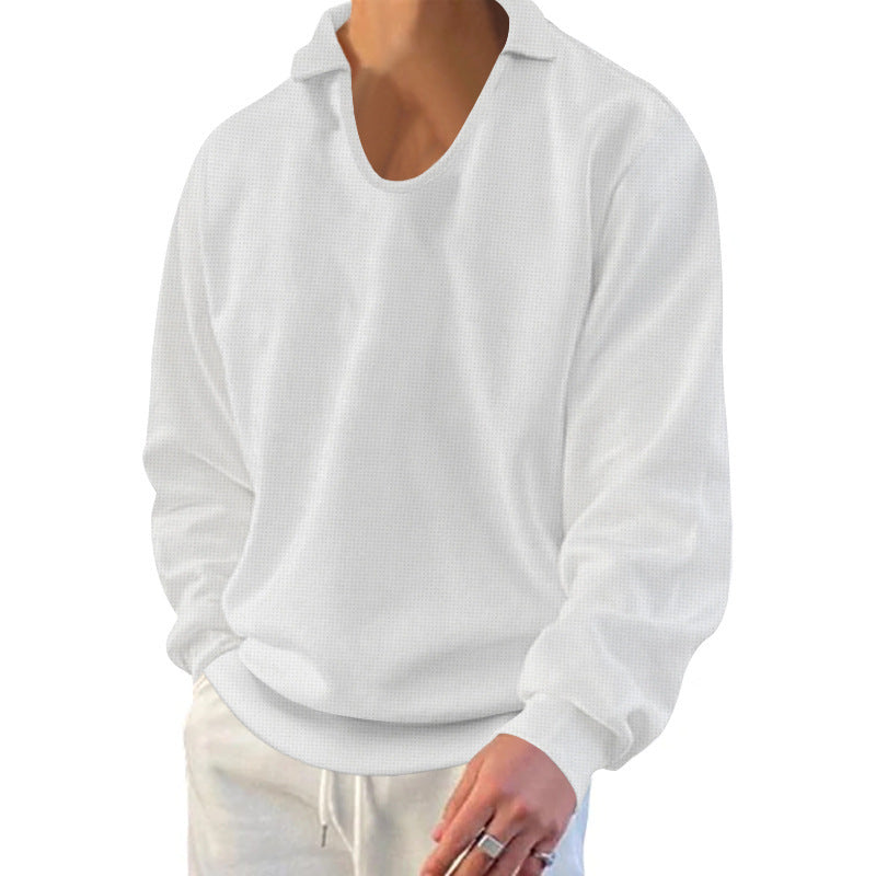 Herren lässiger Pullover mit strukturiertem Stoff und modernem Schnitt Drune