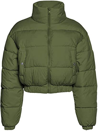 Damen Steppjacke mit hohem Kragen und kürzerem Schnitt Drune