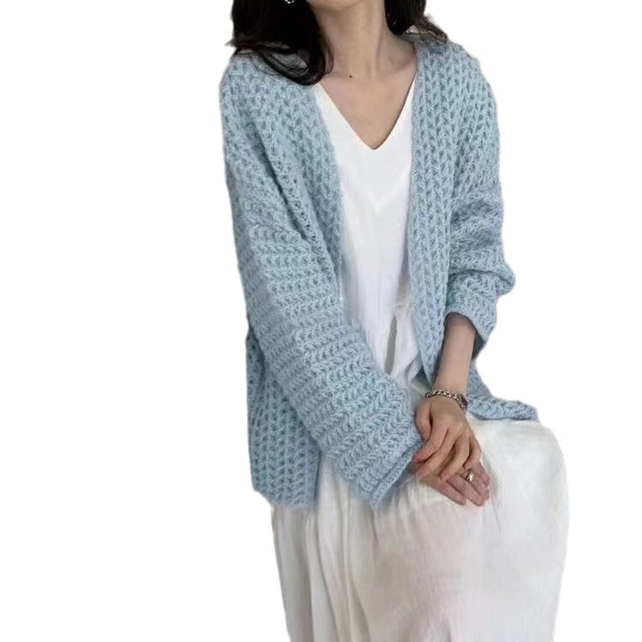 Damen Grobstrick Cardigan Drune