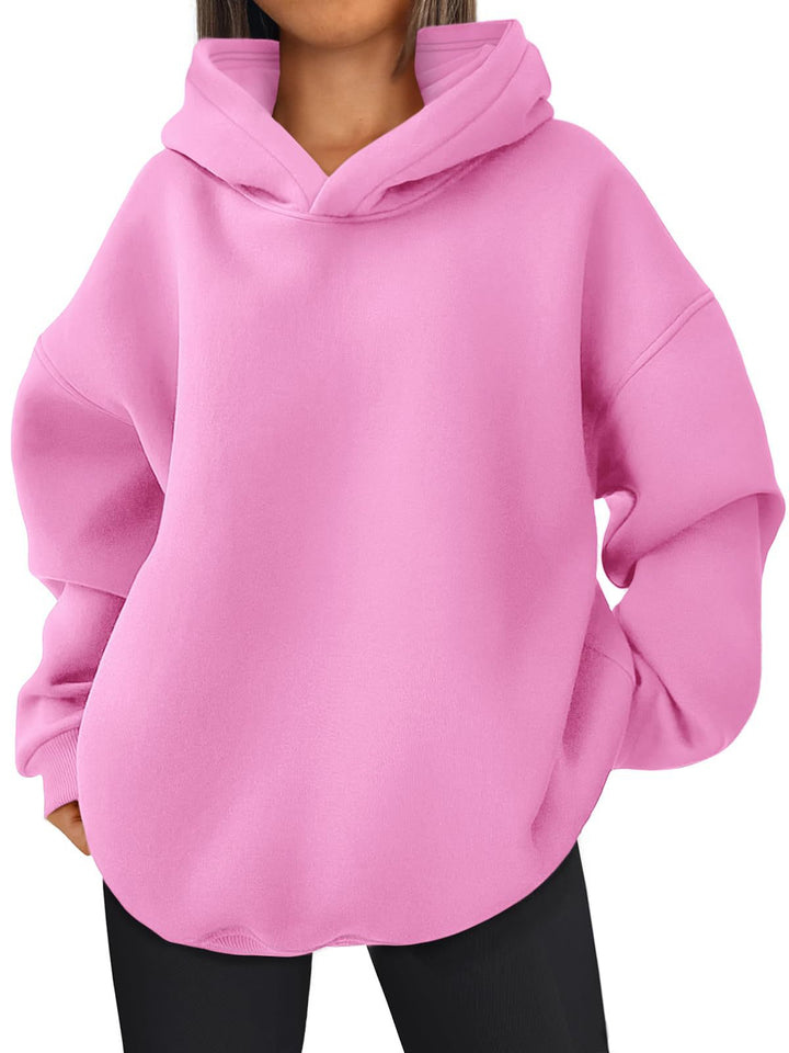 Damen Oversized Bequemer Pullover Hoodie Drune