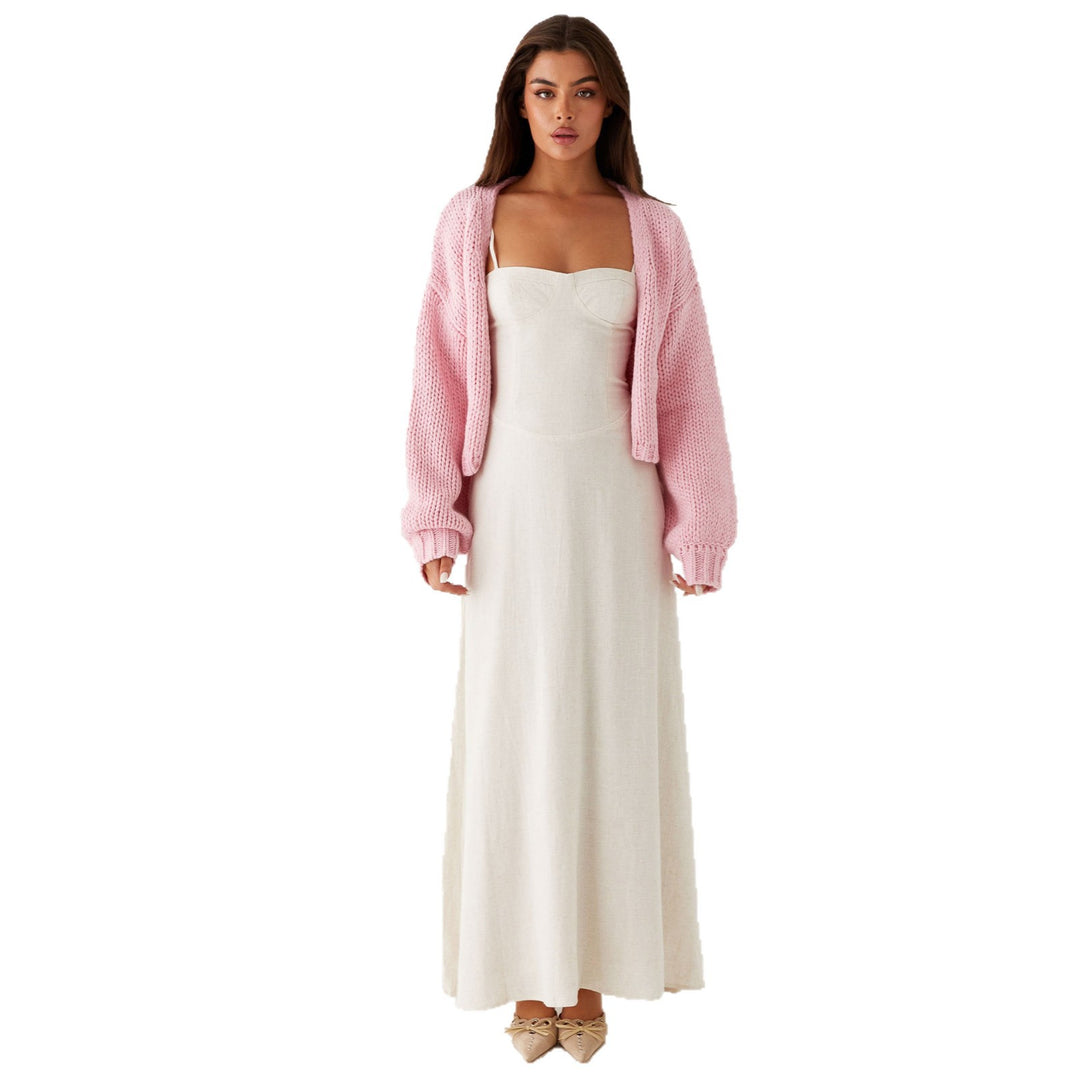 Damen Strickjacke mit lässigem Schnitt und weichem Material Drune