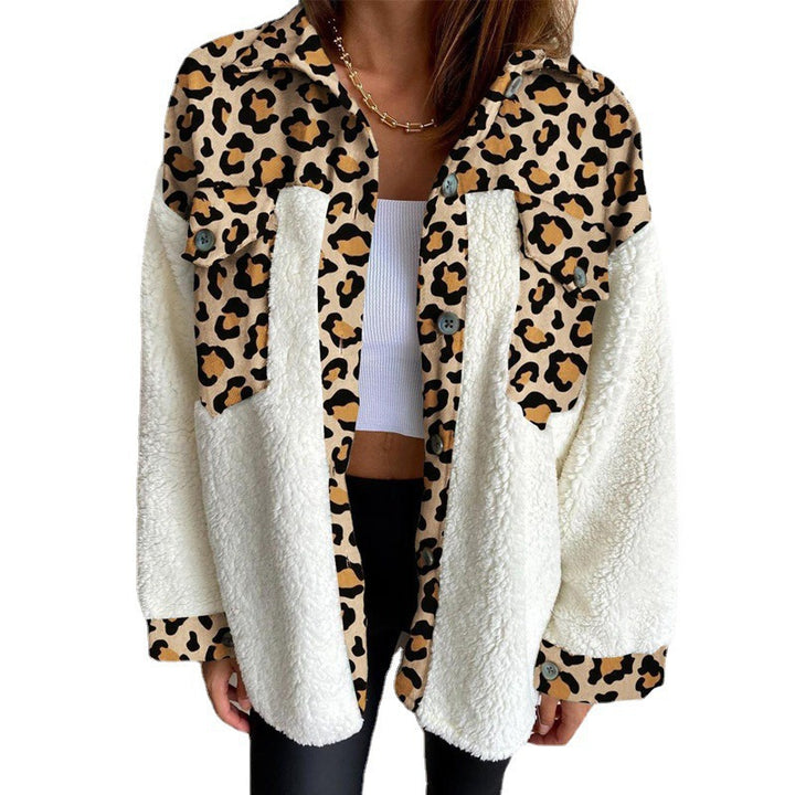 Damen Fleece-Hemdjacke mit Karomuster und lässigem Schnitt Drune