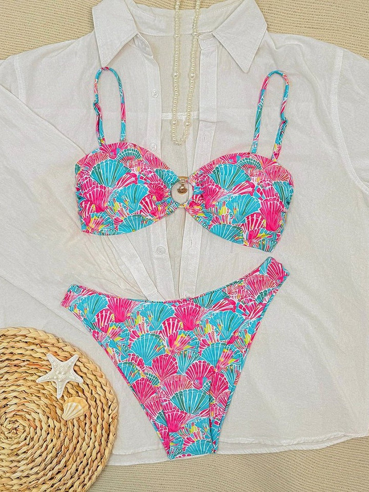 Damen Bikini-Set mit verspieltem Muschel-Design Drune
