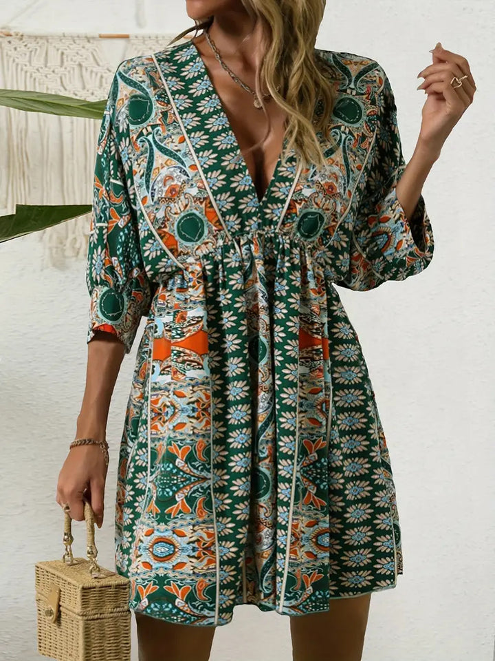 Damen modisches Mini-Kleid Drune